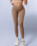 Coffee Crossover Legging (Sofie Series)