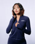 Midnight Blue Zip Up Jacket (Sofie Series)