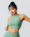Moss Green Tank Top(Ribbed Series)