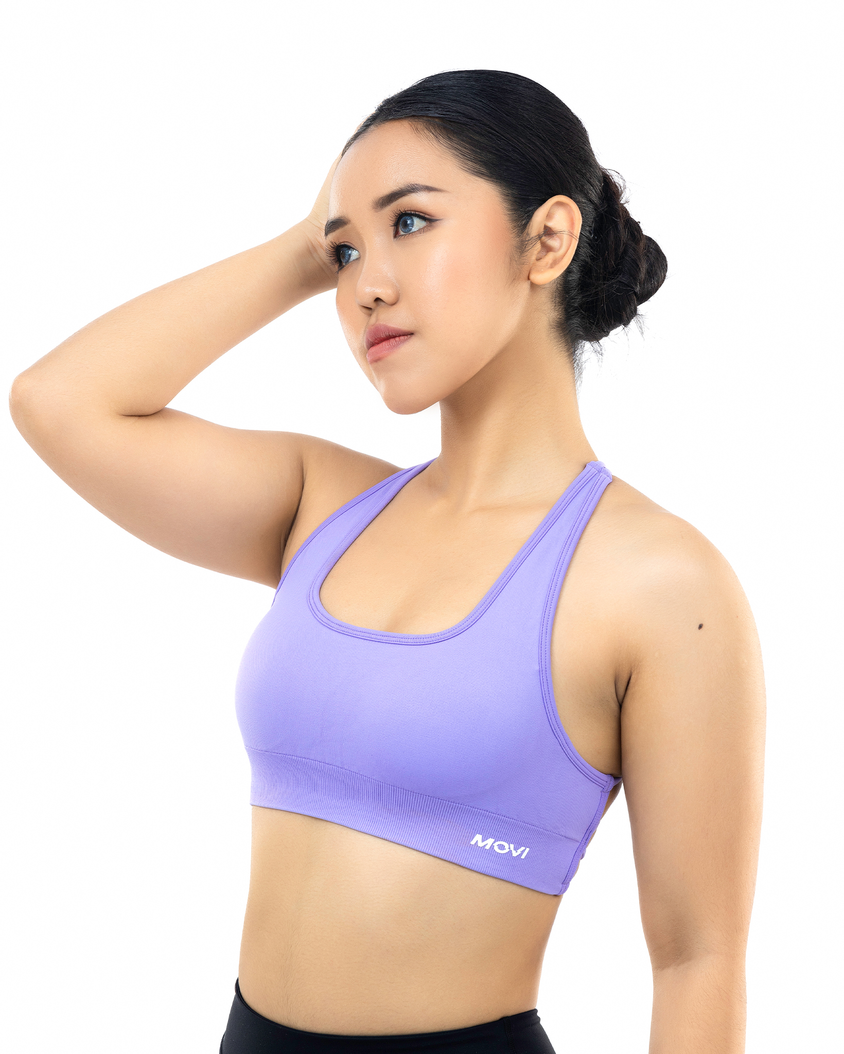Pastel Purple Crossback Bra (Clafy Series) (1)