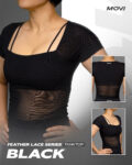 MOVI Feather Lace Black